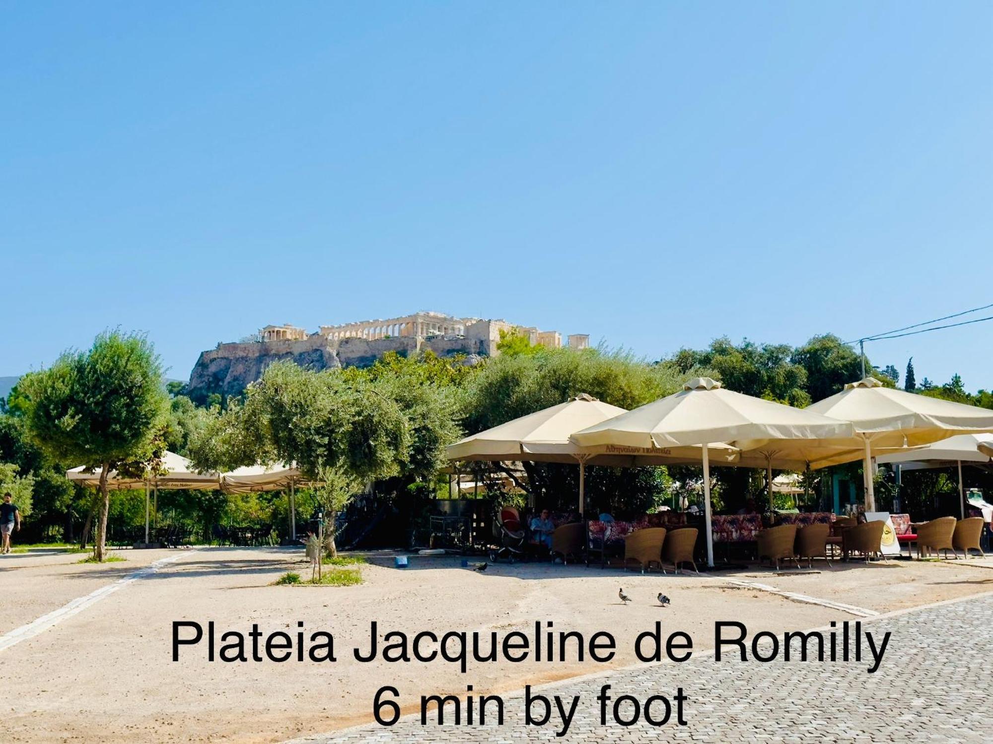 Yuna Penthouse, 100Sqm Private Rooftop Terrasse, Acropolis By Foot Athen Eksteriør bilde