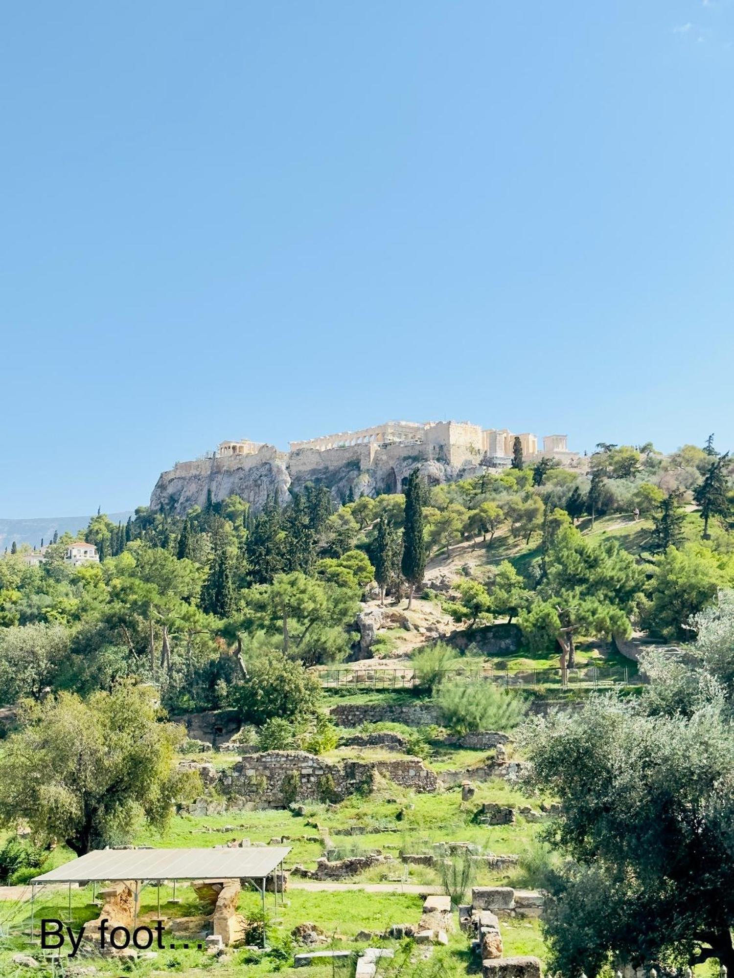 Yuna Penthouse, 100Sqm Private Rooftop Terrasse, Acropolis By Foot Athen Eksteriør bilde